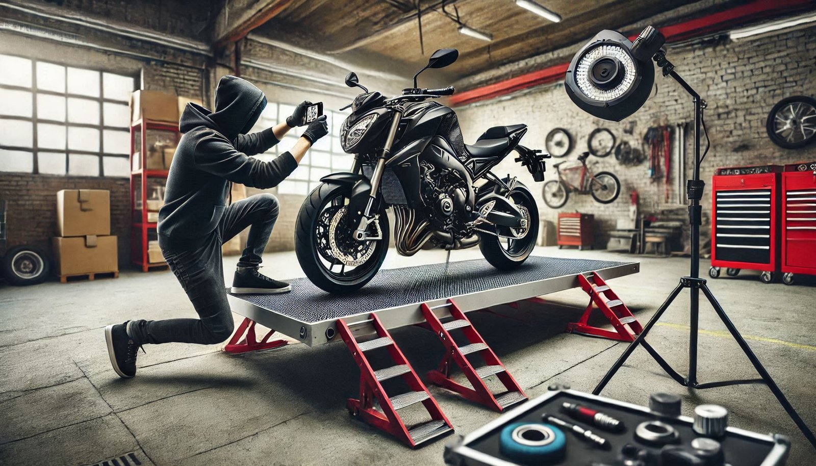 Transform Your Garage with a Mobile Motorcycle Parking System